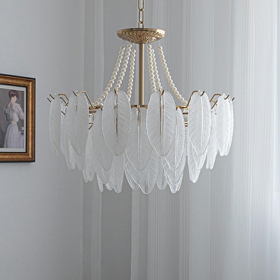Pendant Lighting Fixtures Traditional Style Glass Pendant Light Fixture for Living Room