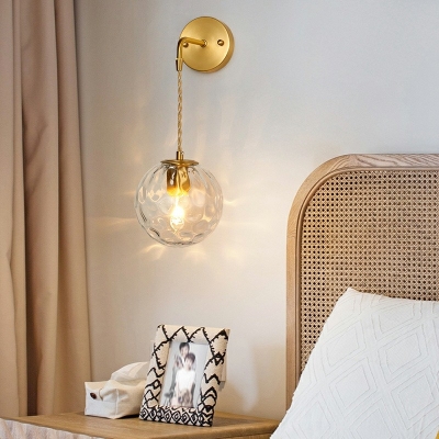 Postmodern Wall Sconce Lighting Gold Finish Wall Mounted Lights for Bedroom