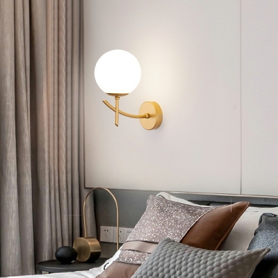 Sconce Light Modern Style Glass Wall Sconce For Living Room