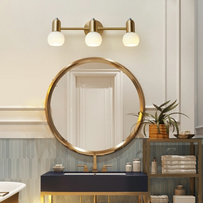 Vanity Mirror Lights Traditional Style Glass Wall Vanity Light for Bathroom