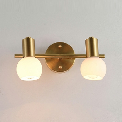 Vanity Wall Light Fixtures Traditional Style Glass Vanity Lamp for Bathroom