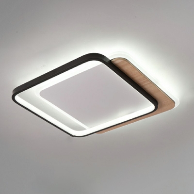 Aluminum Geometric Shape Flush Mount Ceiling Light LED Ceiling Lamp  for Bedroom