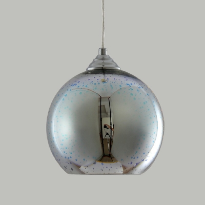 Contemporary Globe Pendant Light Fixture 3D Glass Suspension Pendant Light
