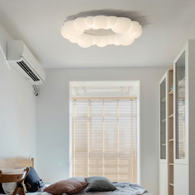 Modern Creative Flush Mount Ceiling Lighting Fixture Nordic Style Close to Ceiling Lamp for Kid's Room