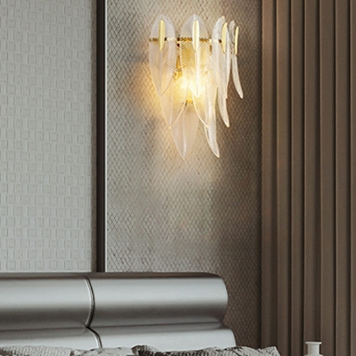 Postmodern Glass Shade Wall Mounted Lights Wall Sconce Lighting for Bedroom