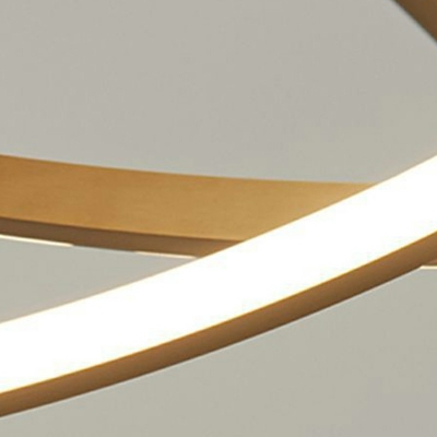 2-Light Pendant Ceiling Lights Simplicity Style 2-Tier Shape Metal Third Gear Light Chandelier Lighting