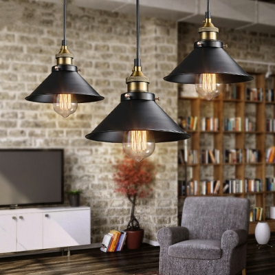Industrial Hanging Pendant Light Drop Pendant for Dining Room Living Room