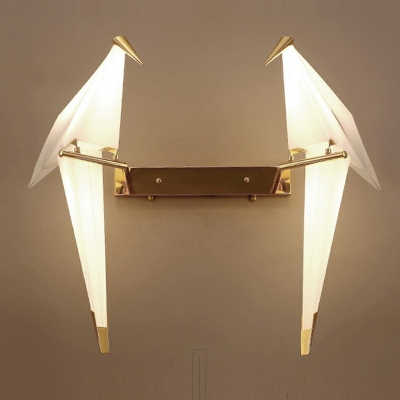 Postmodern Wall Sconce Lighting Metal Shade Wall Mounted Lights for Living Room