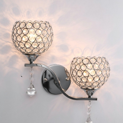 Sconce Light Modern Style Crystal Wall Sconce For Living Room