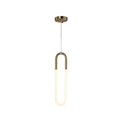 Simplicity Warm Light Metallic Down Lighting Pendant Circlet Hanging Pendant Lights