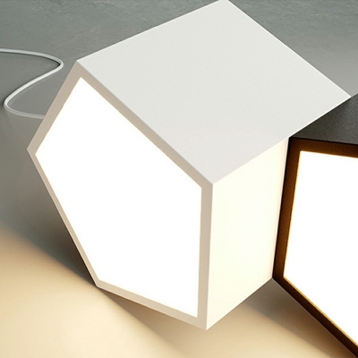 5-Light Island Lamp Fixture Minimal Style Square Shape Metal Third Gear Light Pendant Lighting