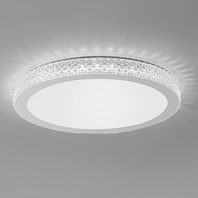 Contemporary Flush Mount Ceiling Light Simple LED Lighting for Bedroom