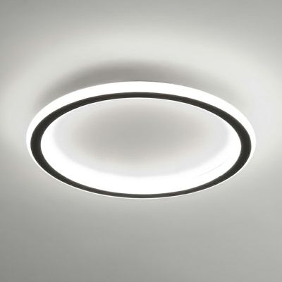 Ultra Thin Flush Mount Ceiling Light Round Metal LED Ceiling Lamp for Bedroom