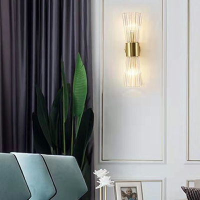 Wall Lighting Ideas Crysyal 2 Light Wall Mounted Lamps for Living Room
