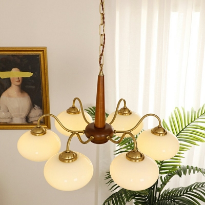 Wood Suspension Pendant Light Modern Chandelier Pendant Light for Living Room