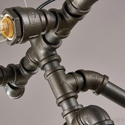 Industrial Bicycle Pendant Ceiling Fixture Lamp Metal Chandelier Hanging Light Fixture