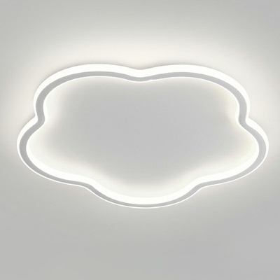 Minimalism Style Flower Shape Flush Mount Ceiling Light LED Ceiling Lamp for Bedroom