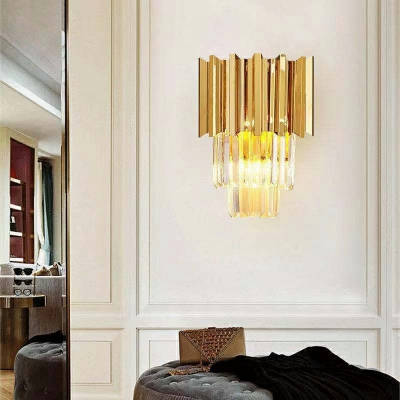 Postmodern Style Wall Sconce Lighting Crystal Wall Mounted Lights for Living Room Bedroom