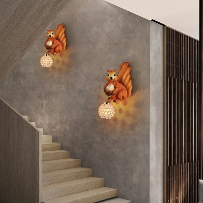 Sconce Light Fixture Modern Style Crystal Wall Sconce For Living Room