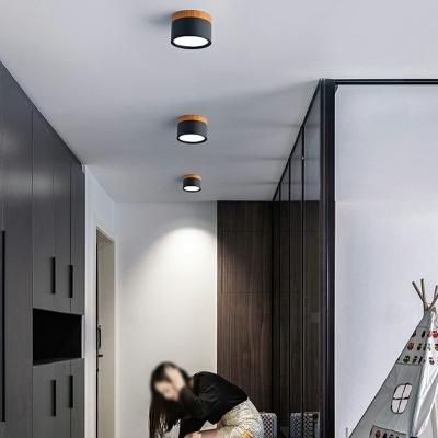 Macaron Style Flush Mount Ceiling Light Contemporary LED Ceiling Lighting
