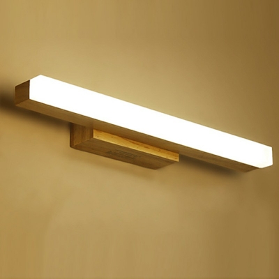 Vanity Lamp Modern Style Wood Wall Vanity Light for Bathroom