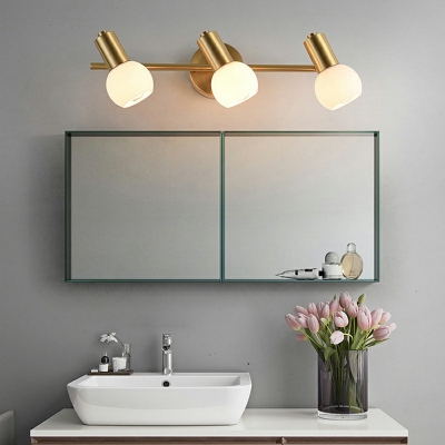 Vanity Wall Sconce Modern Style Glass Vanity Wall Light Fixtures for Bathroom