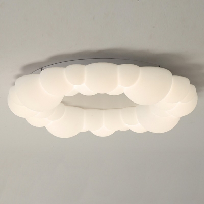 Modern Creative Flush Mount Ceiling Lighting Fixture Nordic Style Close to Ceiling Lamp for Kid's Room