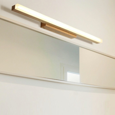 Vanity Lamp Modern Style Wood Wall Vanity Light for Bathroom