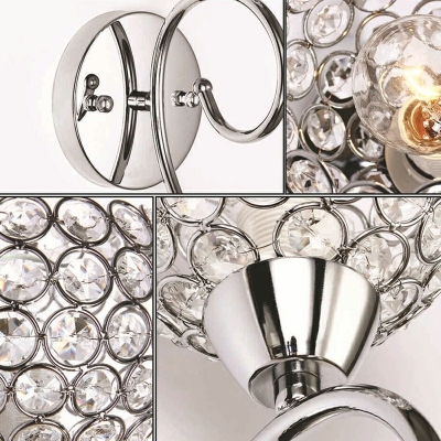 Wall Sconce Lights Contemporary Style Crystal Wall Sconce  For Living Room