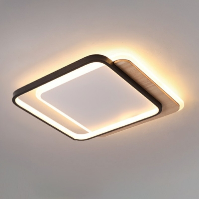 Aluminum Geometric Shape Flush Mount Ceiling Light LED Ceiling Lamp  for Bedroom