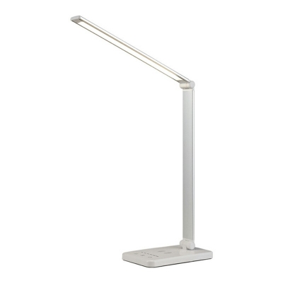 Modern Remote Control Stepless Dimming Slim Line Reading Book Light Acrylic and Metal Night Table Lamps