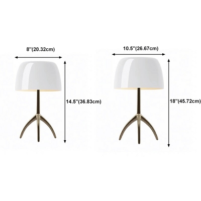 Contemporary Table Light 1 Light Glass Nights Desk Lamp for Bedroom Study Room