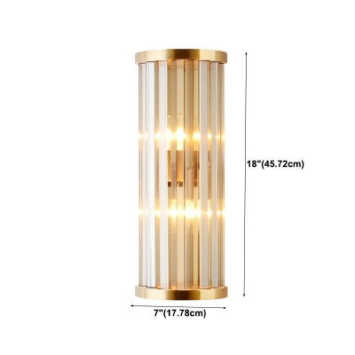 Crysyal Flush Mount Wall Sconce Wall Mounted Lamps for Bedroom