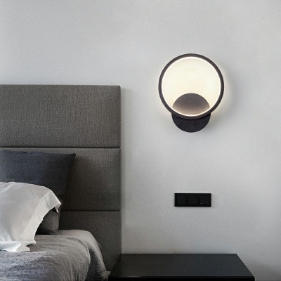 LED Wall Lighting Ideas Black Color Wall Mounted Lamp for Living Room Bedroom