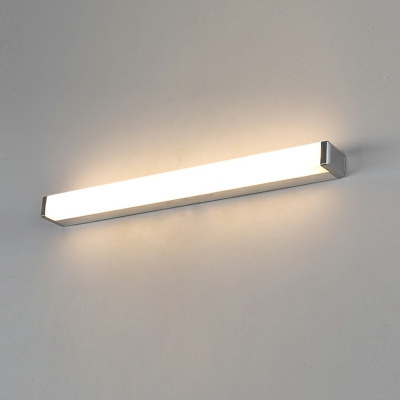 Minimalistic Linear Vanity Light Fixtures Metal and Acrylic Third Gear Vanity Light Strip