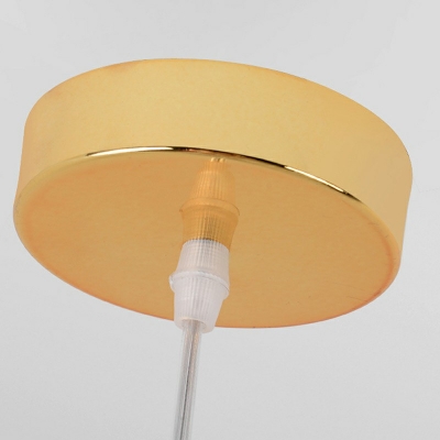 6-Light Island Ceiling Light Industrial Style Geometric Shape Metal Chandelier Lights