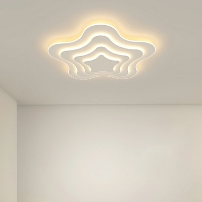 Contemporary Led Flush Mount Ceiling Light Fixtures Minimalism Close to Ceiling Lamp for Living Room