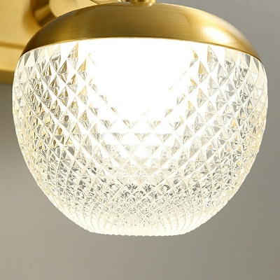 Vanity Mirror Lights Traditional Style Glass Wall Vanity Sconce for Bathroom