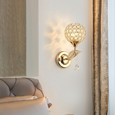 Wall Sconce Lighting Contemporary Style Crystal Wall Sconce For Living Room