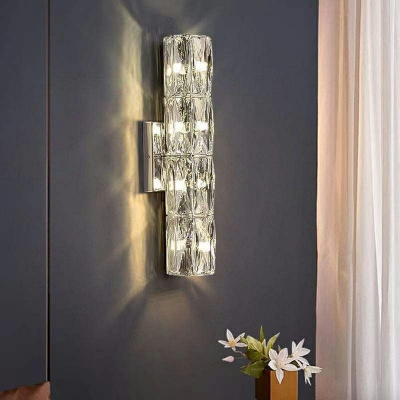 Crysyal Finish Wall Sconce Lighting Postmodern Wall Mounted Lights for Living Room Bedroom