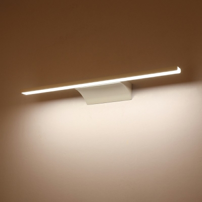 Modern Natural Light Linear Vanity Light Fixtures Metal and Aluminum Led Vanity Light Strip