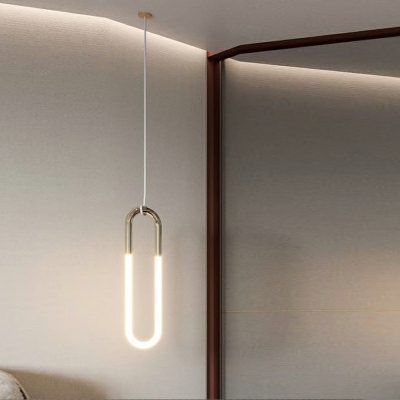 Simplicity Warm Light Metallic Down Lighting Pendant Circlet Hanging Pendant Lights