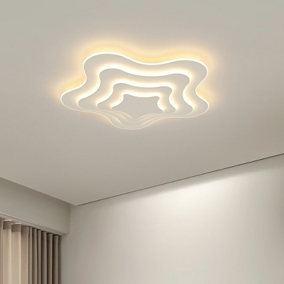 Contemporary Led Flush Mount Ceiling Light Fixtures Minimalism Close to Ceiling Lamp for Living Room