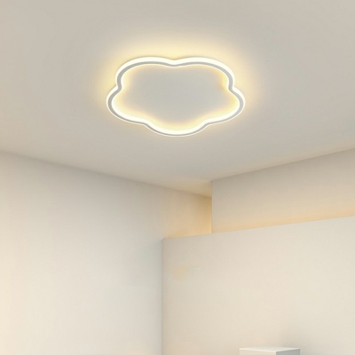 Minimalism Style Flower Shape Flush Mount Ceiling Light LED Ceiling Lamp for Bedroom