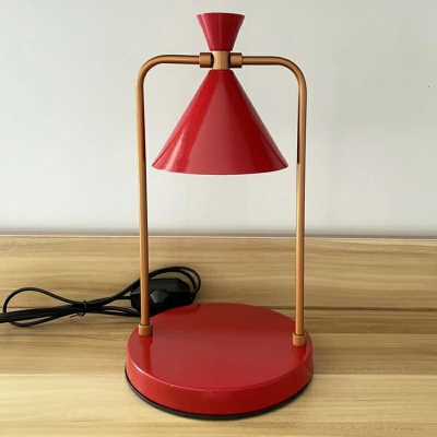 Scented Candle Desk Light Modernism Metal Night Table Lamp for Bedroom(Without Aromatherapy Candles)