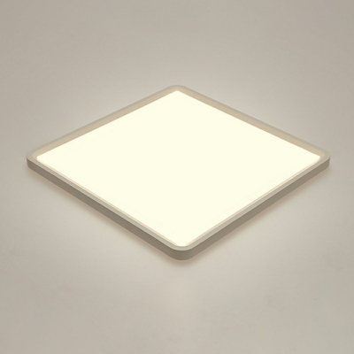 Ultra Thin Flush Mount Ceiling Light Geometric Aluminum LED Ceiling Lamp for Bedroom