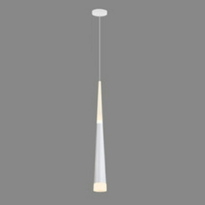 Black Cone Hanging Pendant Lights Modern Style Metal 1-Light Pendant Light Kit