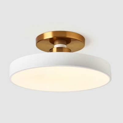 Metal Macaron Third Gear Surface Mounted Led Ceiling Light Modern Macaron Close to Ceiling Lighting for Living Room