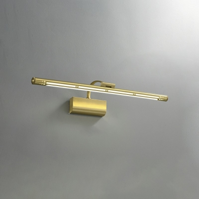 Vintage Swing Arm Third Gear Bathroom Lighting Metal Led Lights for Vanity Mirror