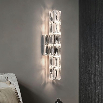 Crysyal Finish Wall Sconce Lighting Postmodern Wall Mounted Lights for Living Room Bedroom
